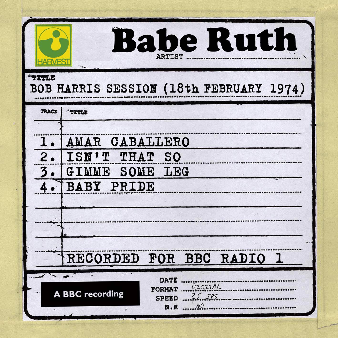 ฟังเพลง Bob Harris Session (18th February 1974) ฟังเพลงออนไลน์ เพลงฮิต